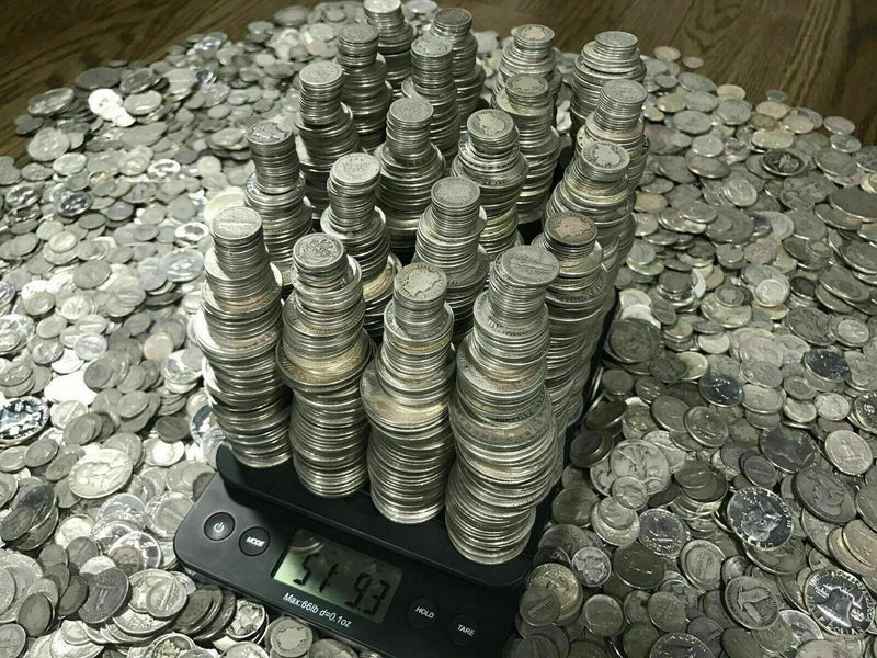 Monede din argint vândute la kilogram